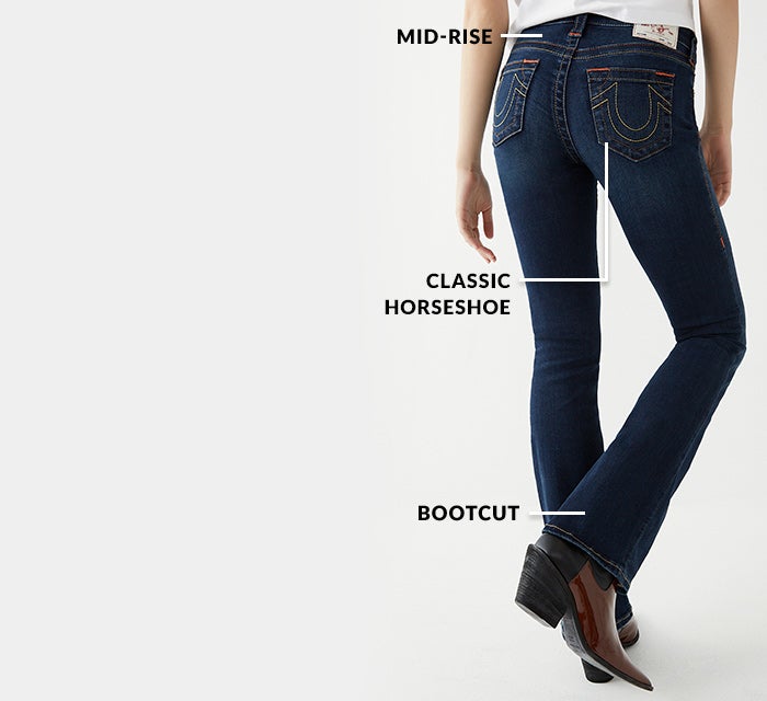 womens black boot cut jeans