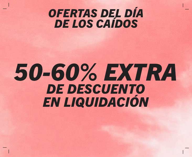 50-60% DE DESCUENTO EXTRA EN LIQUIDACIÓN