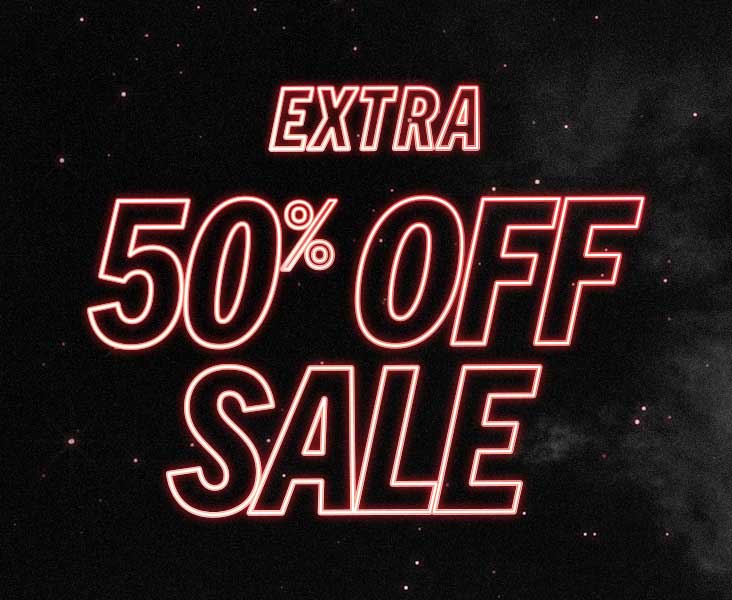 EXTRA 50% OFF SALE
