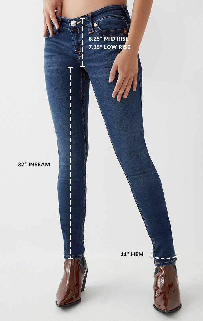 size chart for true religion jeans