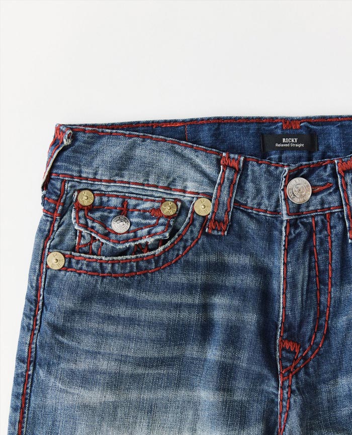 Black and red on sale true religion jeans