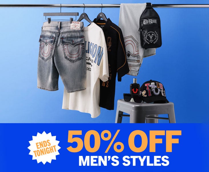 50% OFF MEN'S