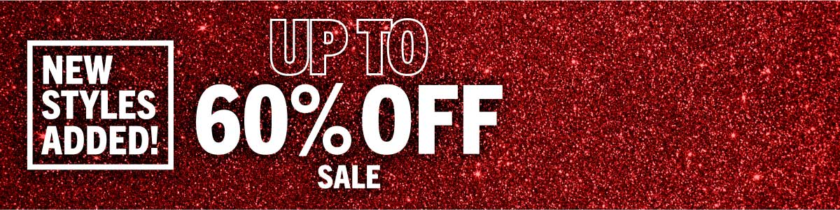 UP TO 60% OFF SALE