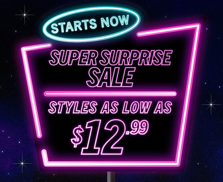 SURPRISE SALE $12.99