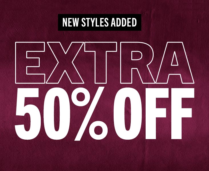 EXTRA 50% OFF SALE