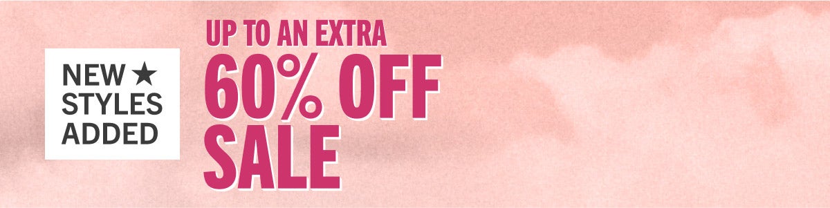 EXTRA 60% OFF SALE