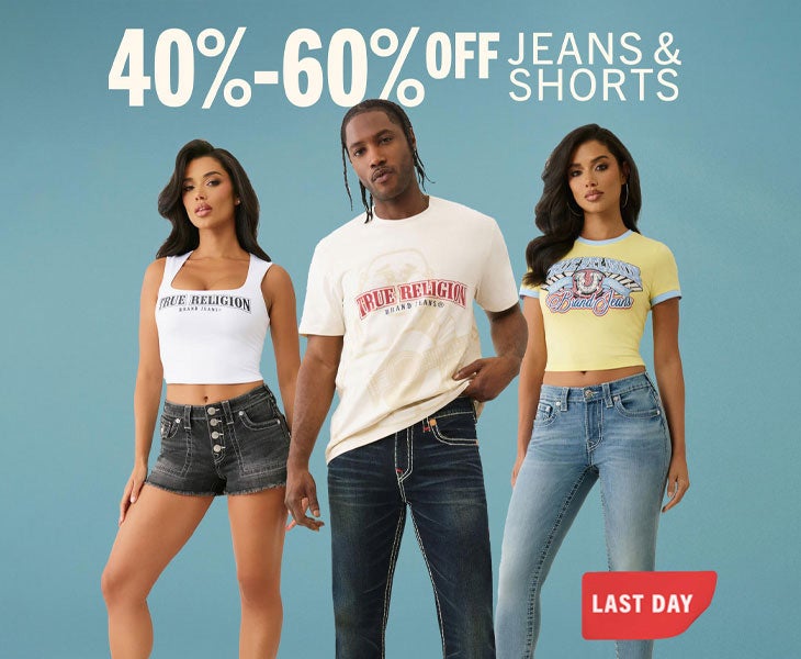 40-60% OFF JEANS & SHORTS