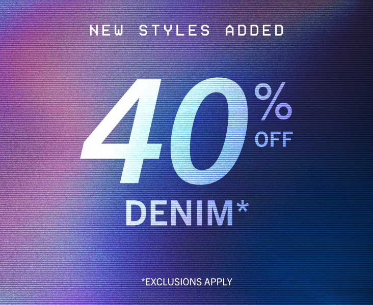 40% OFF DENIM