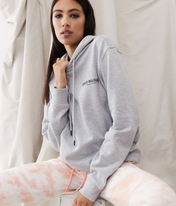 two tone hoodie women's