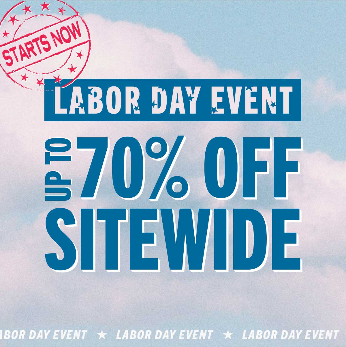 UP TO 70% OFF SITEWIDE