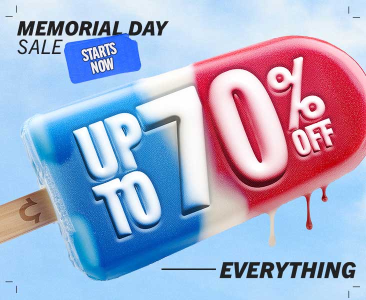 UP TO 70% OFF EVERYTHING
