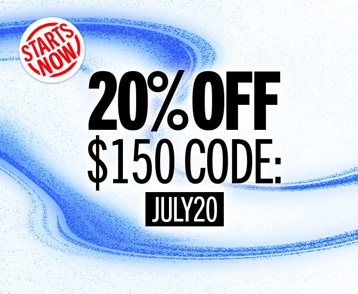 20% OFF $150