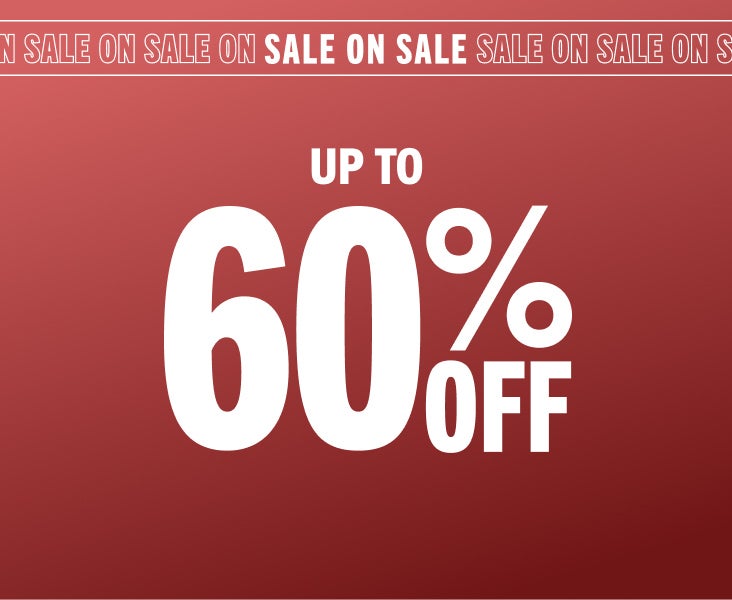 UP TO 60% OFF SALE