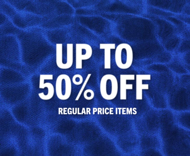 UP TO 50% OFF REG