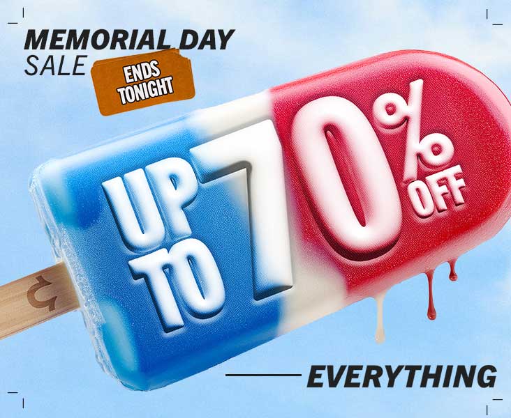 UP TO 70% OFF EVERYTHING