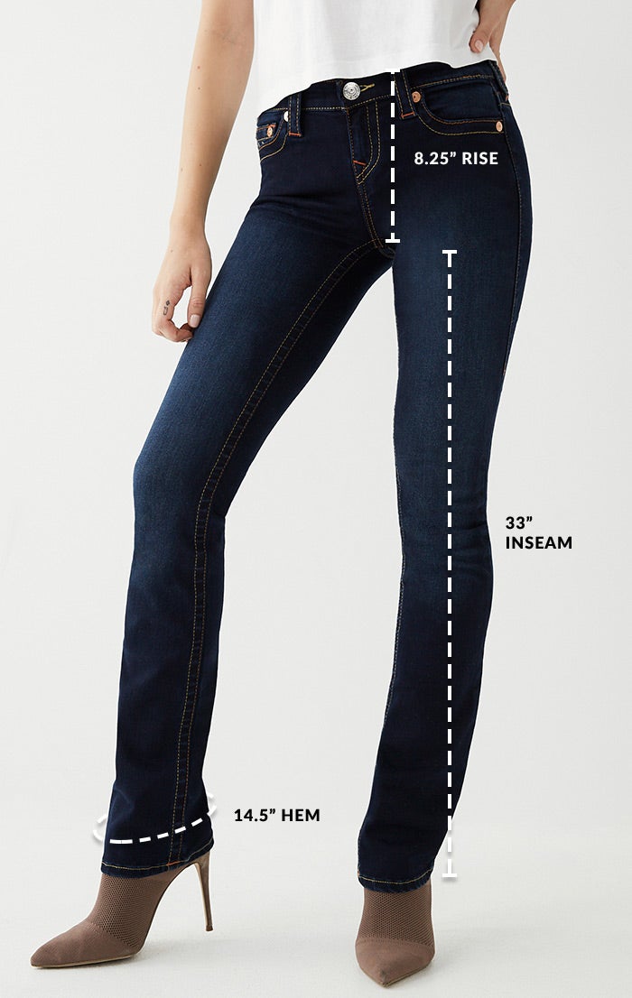 Womens Straight Front Waist Down