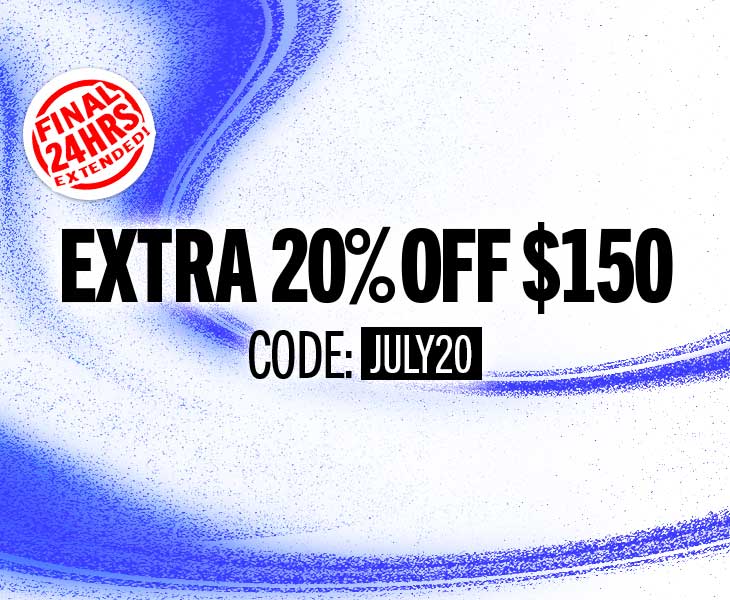 20% OFF $150