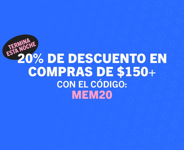 20% DE DESCUENTO EN $150