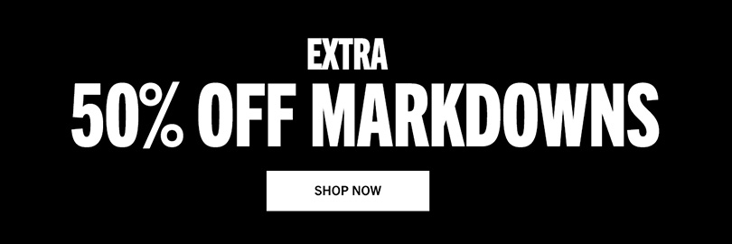 Extra 50% Off Markdowns