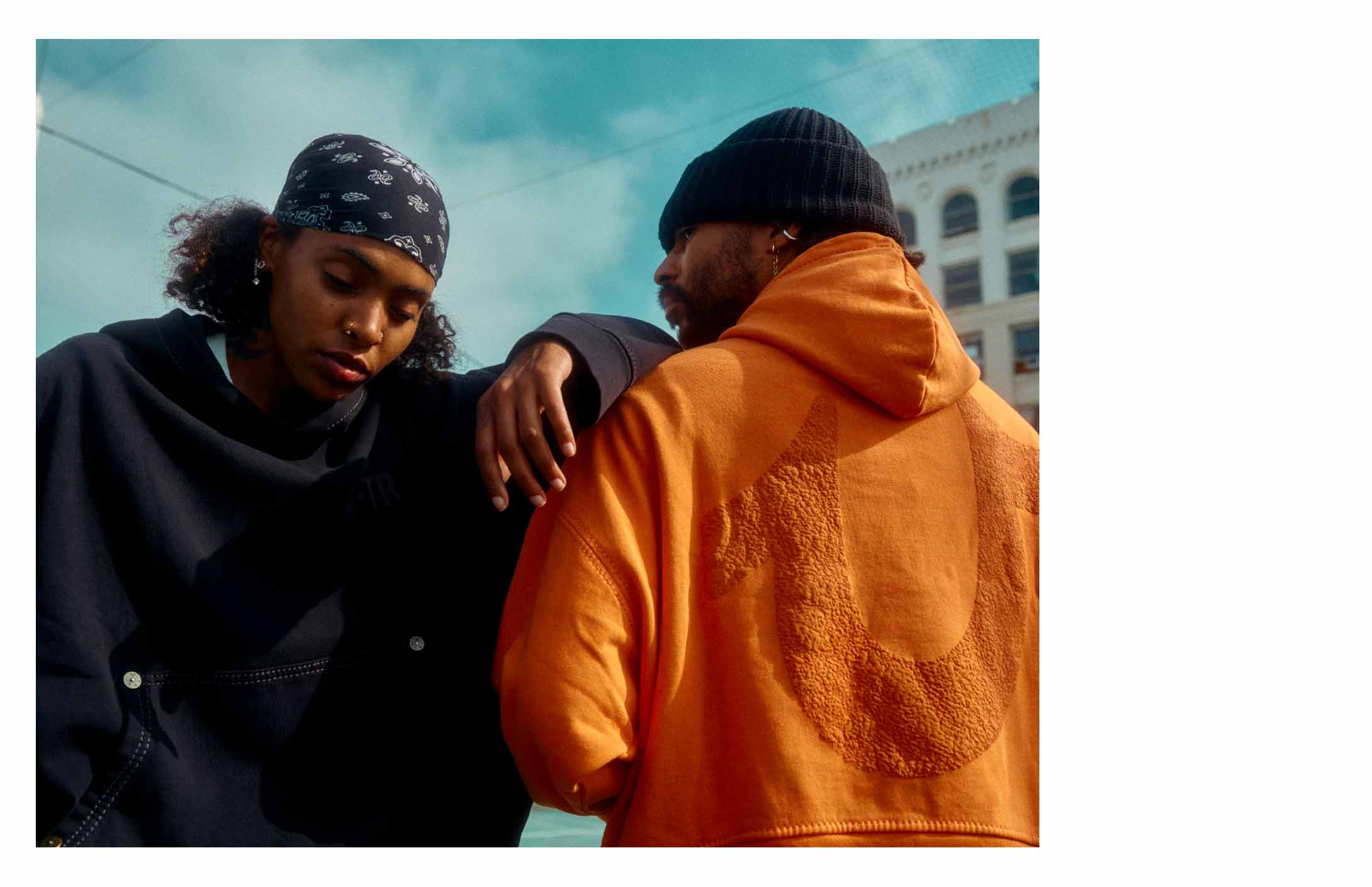 Orange true religion 2025 hoodie