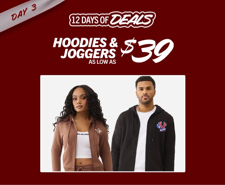 VINNY STUDDED HORSESHOE APPLIQUE ULTRA BAGGY JEAN