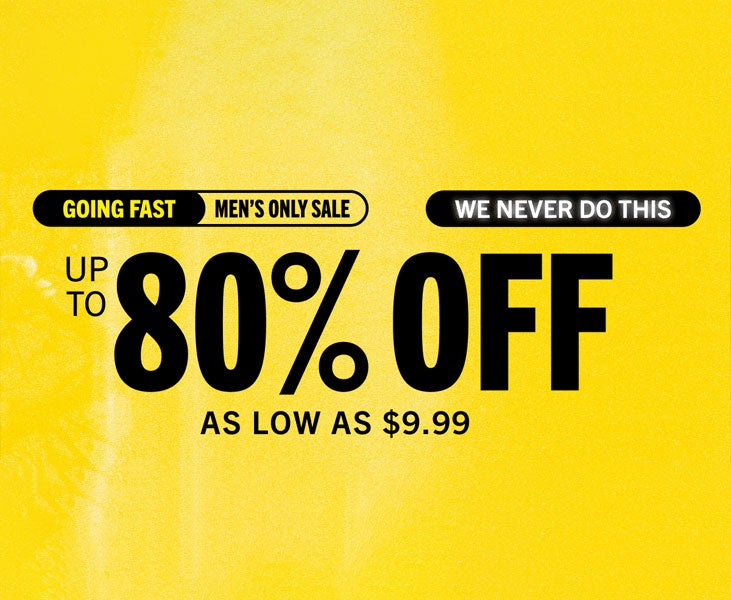 MEN'S UP TO 80% OFF