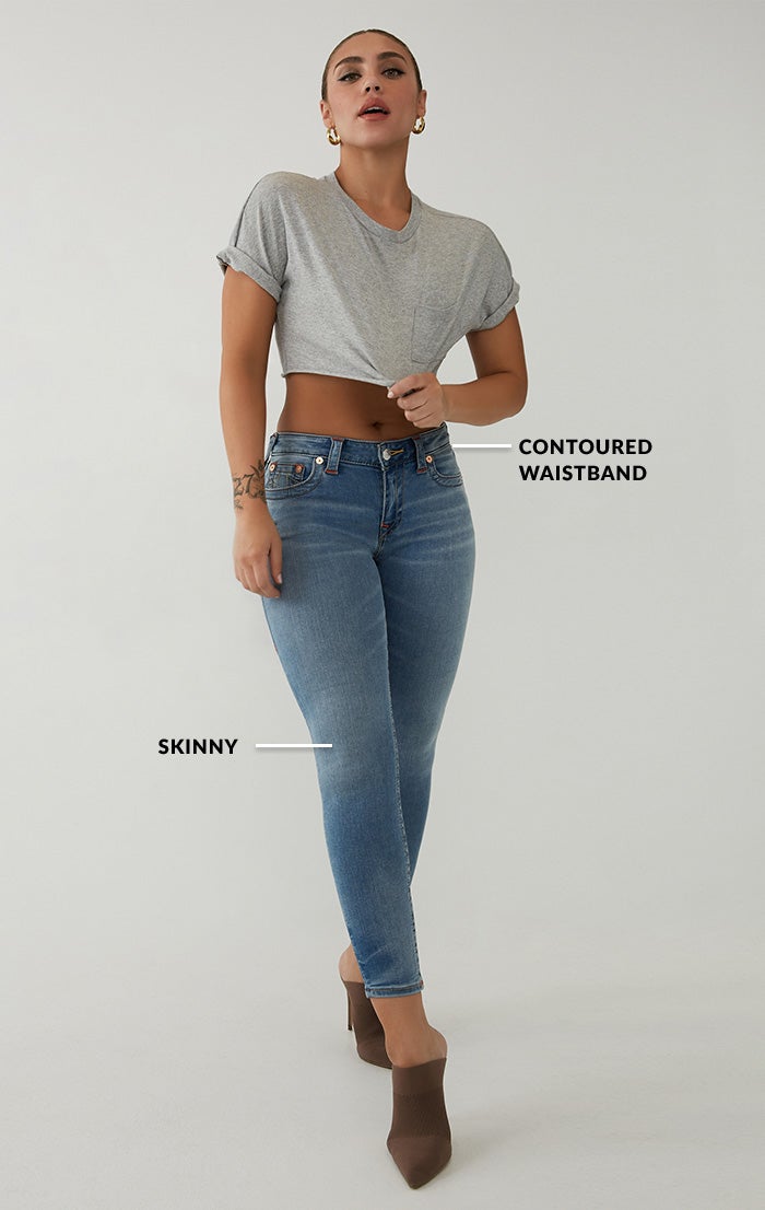 Womens Curvy Skinny Full Body