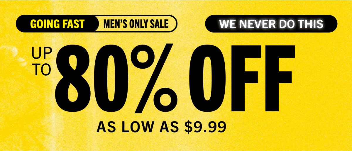 MEN'S SALE
