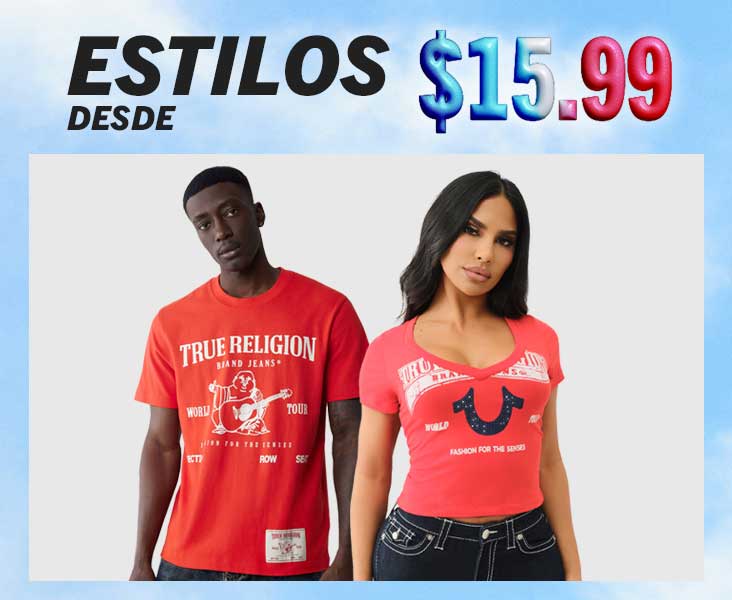ESTILOS DESDE $15.99