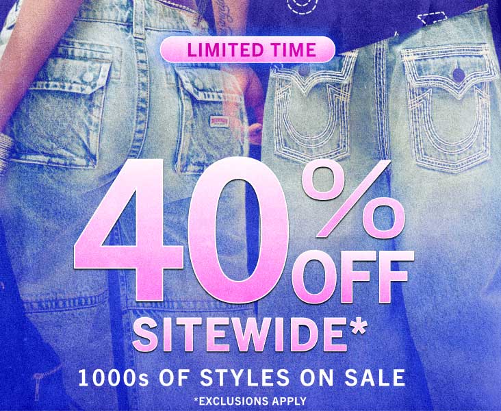 40% OFF SITEWIDE