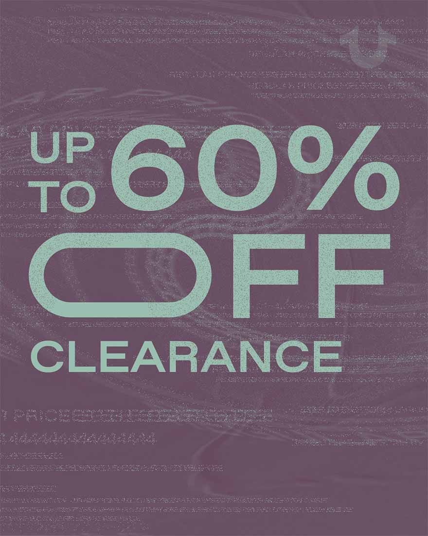 Up to 60% off clearance.