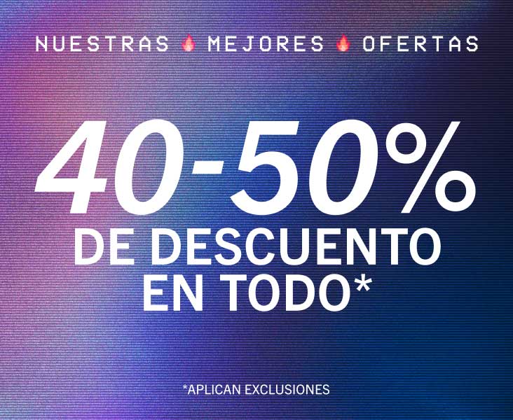 40-50% DE DESCUENTO EN TODO
