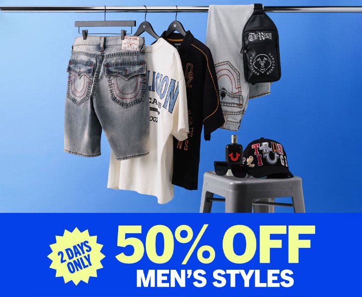 50% OFF MEN'S