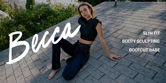 Womens Bootcut Becca. Slim Fit. Booty Sculpting. Bootcut Babe.