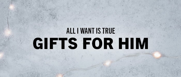 True Gifts. For making memories. Make their wish list come true (and yours too) when you shop staple pieces this holiday season.