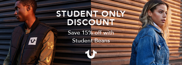 Student only discount. Save 15% off with Student Beans.