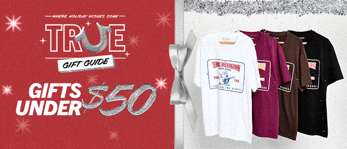 Gifts Under $50 - Designer Clothes & Streetwear | True Religion